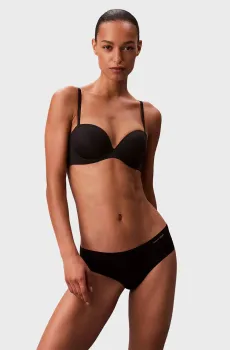 Женский черный бюстгальтер STRAPLESS Черный 38B Calvin Klein LV00QF8252