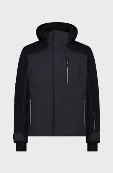 Мужская темно-серая лыжная куртка FIX HOOD FEEL WARM Серый 54 CMP 35W0067-U423