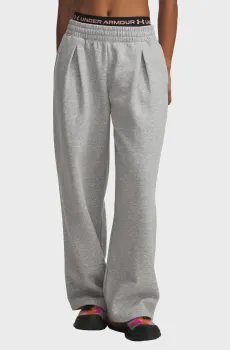 Женские серые спортивные брюки Rival Fleece Script Pt Серый M Under Armour 6012293-011