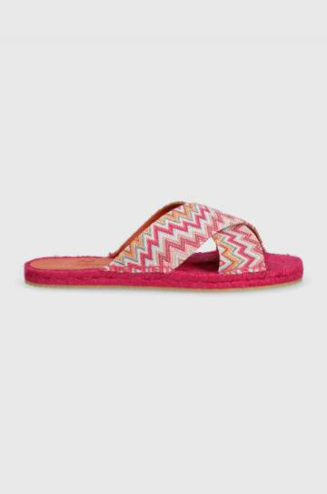 Шлепанцы Missoni Harlow женские цвет розовый M28_004 Шлепанцы Missoni Harlow женские цвет розовый M28_004