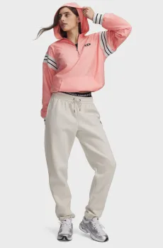 Женские белые спортивные брюки Icon Flc Varsity Jogger-WHT Белый S Under Armour 6010981-110