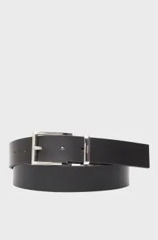Мужской черный кожаный ремень Черный XL Guess BM7839.P5430;BLA