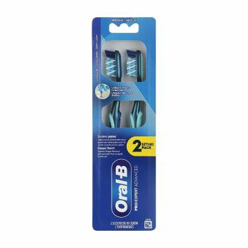 Зубная щетка Oral-B Pro-Expert Advanced Средняя жесткость, зеленая и зелено-голубая, 2 шт Зубная щетка Oral-B Pro-Expert Advanced Средняя жесткость, зеленая и зелено-голубая, 2 шт