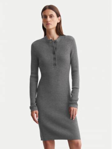 Marc OPolo Трикотажна сукня 409 5086 67103 Сірий Slim Fit Marc OPolo Трикотажна сукня 409 5086 67103 Сірий Slim Fit