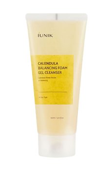 Очищающая пенка-гель для умывания IUNIK Calendula Balancing Foam Gel Cleanser, 150 мл