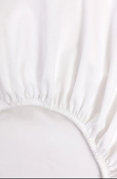 Хлопковая простыня с резинкой BOSS BEBOSS White 140 x 200 cm