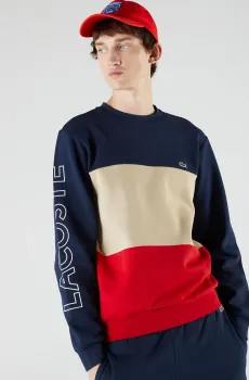 Мужская синяя толстовка Синий S Lacoste SH69041FE