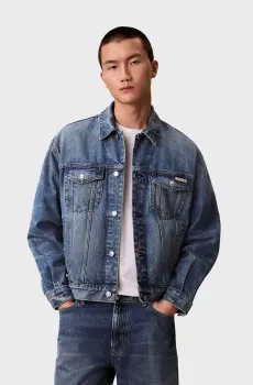 Мужская синяя джинсовая куртка CITRINE Синий XL Calvin Klein Jeans LV04RD706G