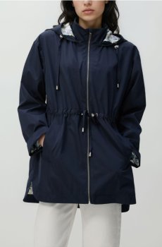 Reserved - Куртка-парка з каптуром - темно-синій - 461IA-59X