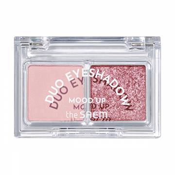 Компактные тени для век The Saem Mood Up Duo Eyeshadow PK01 Mellow Pink, 1.4 г Компактные тени для век The Saem Mood Up Duo Eyeshadow PK01 Mellow Pink, 1.4 г