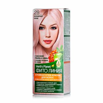Краска для волос Фито линия Herbs Planet, 28 Клубничный блонд, 130 мл Краска для волос Фито линия Herbs Planet, 28 Клубничный блонд, 130 мл