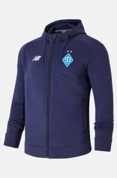 Мужскоея синее худи FCDK Travel Woven Синий S New Balance MT231344NV