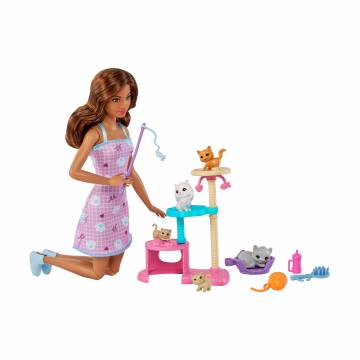Игровой набор Barbie с котятами, от 3 лет (HHB70) Игровой набор Barbie с котятами, от 3 лет (HHB70)