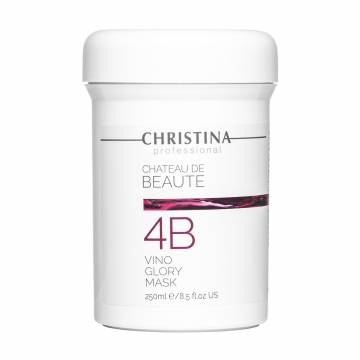 Маска для моментального лифтинга лица Christina Сhateau de Beaute Vino Glory Mask Step 4B на основе экстракта винограда, 250 мл Маска для моментального лифтинга лица Christina Сhateau de Beaute Vino Glory Mask Step 4B на основе экстракта винограда, 250 мл
