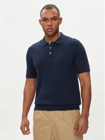 Jack&Jones Поло Emil 12248819 Cиній Regular Fit Jack&Jones Поло Emil 12248819 Cиній Regular Fit