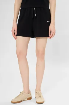 Женские черные шорты Черный S BOSS 50515606;001