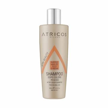 Шампунь Atricos Milano Atri-Beauty After Color Shampoo для окрашенных волос, с маслом ши и опунцией, 300 мл Шампунь Atricos Milano Atri-Beauty After Color Shampoo для окрашенных волос, с маслом ши и опунцией, 300 мл