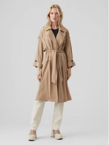 Vero Moda Тренч Bella 10252979 Бежевий Relaxed Fit Vero Moda Тренч Bella 10252979 Бежевий Relaxed Fit