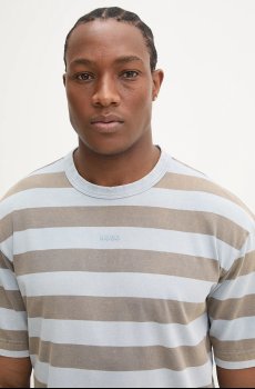 Хлопковая футболка HUGO