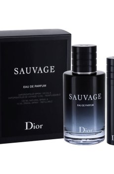Парфюмированный набор мужской Dior Sauvage (парфюмированная вода, 100 мл + парфюмированная вода, 10 мл)