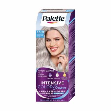 Стойкая крем-краска для волос Palette Интенсивный цвет 9.5-21 Кристально серебристый блонд, 110 мл Стойкая крем-краска для волос Palette Интенсивный цвет 9.5-21 Кристально серебристый блонд, 110 мл