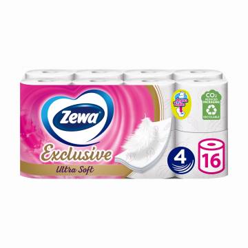 Туалетная бумага Zewa Exclusive Ultra Soft 4-слойная, 16 рулонов Туалетная бумага Zewa Exclusive Ultra Soft 4-слойная, 16 рулонов
