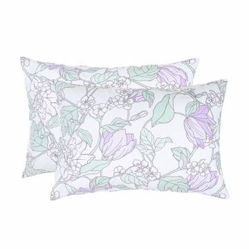 Наволочка бязевая Home Line Весенний вечер, лиловая-ментолова, 50*70 см, 2 шт (173845) Наволочка бязевая Home Line Весенний вечер, лиловая-ментолова, 50*70 см, 2 шт (173845)