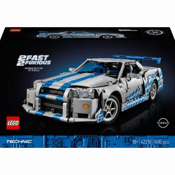 Конструктор LEGO Technic Подвійний форсаж Автомобіль Nissan Skyline GT-R (R34) (42210) Конструктор LEGO Technic Подвійний форсаж Автомобіль Nissan Skyline GT-R (R34) (42210)