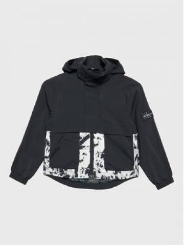 Calvin Klein Jeans Вітровка Active IB0IB01487 Чорний Regular Fit Calvin Klein Jeans Вітровка Active IB0IB01487 Чорний Regular Fit