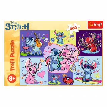 Пазл Trefl Disney Lilo and Stich Божевільний Стіч 300 елементів (23033) Пазл Trefl Disney Lilo and Stich Божевільний Стіч 300 елементів (23033)