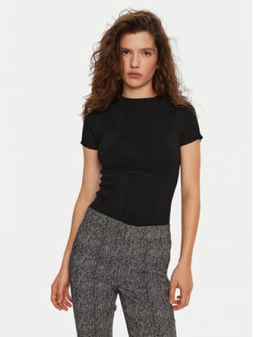 STAUD Блузка Tigereye R24F3105VN Чорний Slim Fit STAUD Блузка Tigereye R24F3105VN Чорний Slim Fit