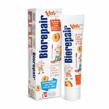 Детская зубная паста Biorepair Kids Milk Teeth Веселый мышонок, со вкусом персика, 50 мл Детская зубная паста Biorepair Kids Milk Teeth Веселый мышонок, со вкусом персика, 50 мл
