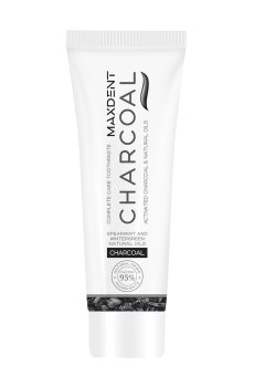 Зубная паста MAXDENT Charcoal абсорбирующая, 75 мл