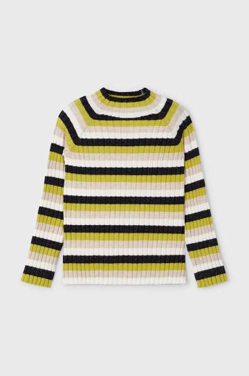 Детский свитер Mayoral цвет зелёный лёгкий 4062