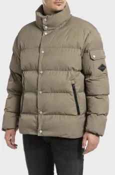 Мужская бежевая куртка Бежевый S Replay M8408 .000.84974