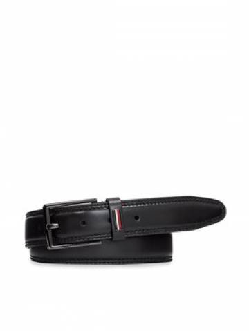 Tommy Hilfiger Чоловічий ремінь Business 3.5 AM0AM11237 Чорний Tommy Hilfiger Чоловічий ремінь Business 3.5 AM0AM11237 Чорний