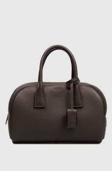 Коричневая кожаная сумка Boston