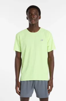 Мужская салатовая футболка Race Day Ultra Light Зеленый XL New Balance MT51208AFG