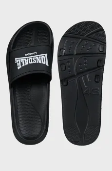 Черные слайдеры NAPLES Черный 44 Lonsdale 120011