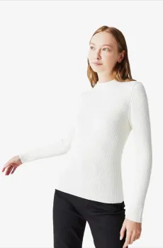 Женский белый свитер Белый 42 Lacoste AF2302R02B