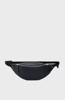 Мужская черная поясная сумка MONOGRAM SOFT WAISTBAG38 AOP Черный ONESIZE Calvin Klein K50K512015