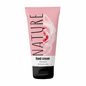 Успокаивающий крем для рук Bioton Cosmetics Nature Hand Cream с розовым маслом, 50 мл Успокаивающий крем для рук Bioton Cosmetics Nature Hand Cream с розовым маслом, 50 мл