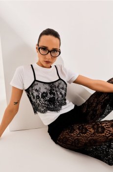 Окуляри без діоптрій у стилі "котяче око" - різнобарвний