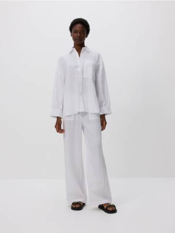 Reserved - LADIES` TROUSERS - білий - YH520-00X Reserved - LADIES` TROUSERS - білий - YH520-00X