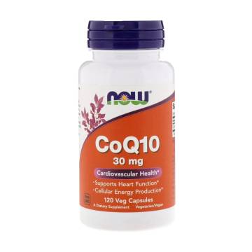 Коэнзим Q10 NOW Foods CoQ10, 30 мг, 120 капсул Коэнзим Q10 NOW Foods CoQ10, 30 мг, 120 капсул