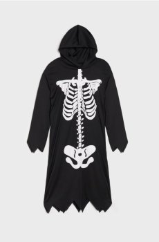Хелловінський плащ - чорний