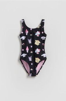 Reserved - Купальник Hello Kitty and Friends - чорний - 058IF-99X