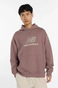 Мужское коричневое худи Athletics FT Logo Коричневый S New Balance MT51512EAS