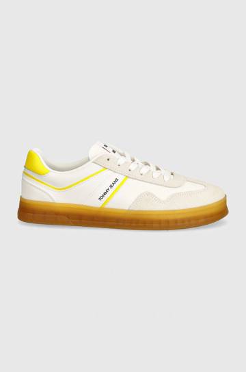 Кроссовки Tommy Jeans TJW COURT цвет белый EN0EN02552 Кроссовки Tommy Jeans TJW COURT цвет белый EN0EN02552