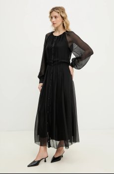 Платье с шёлком Answear.LAB